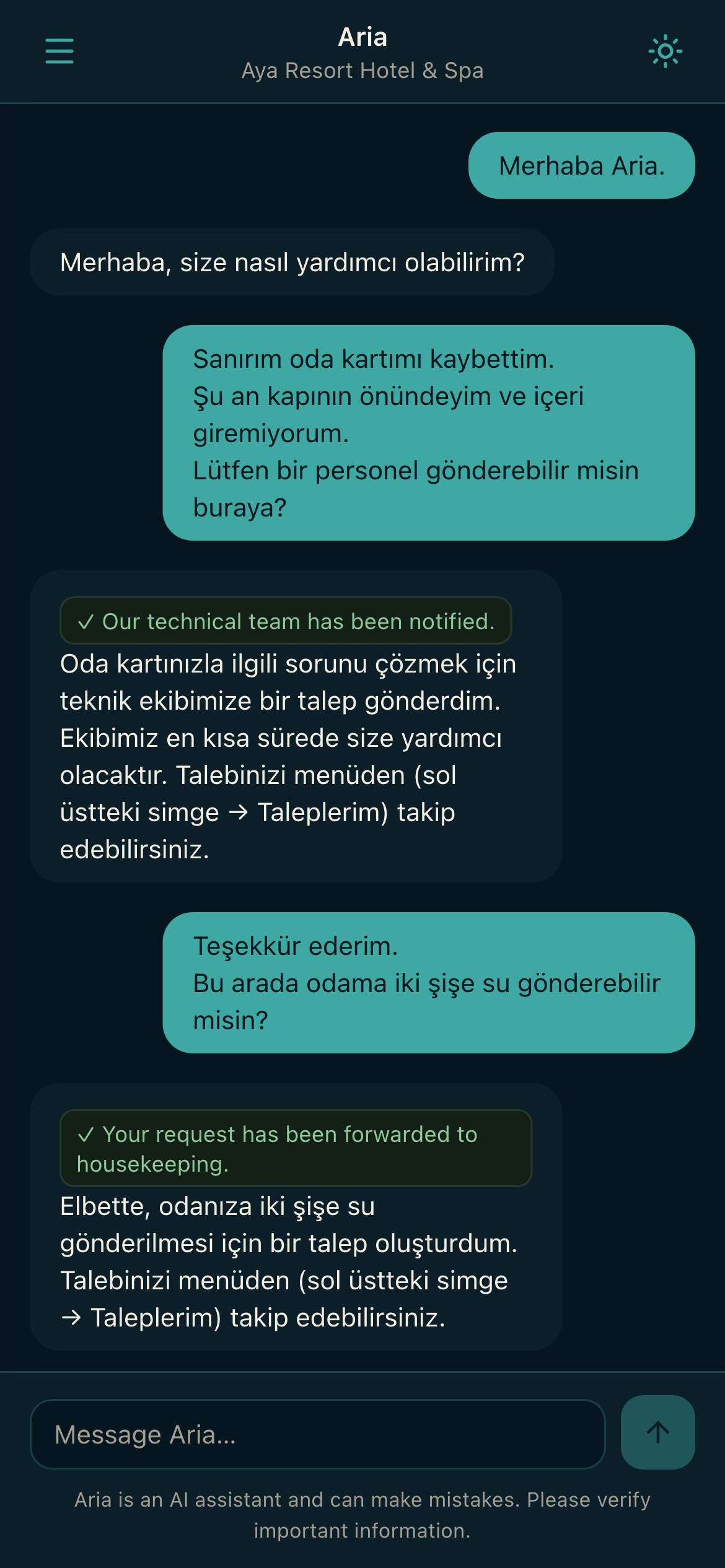 Sözü eyleme çevirir.