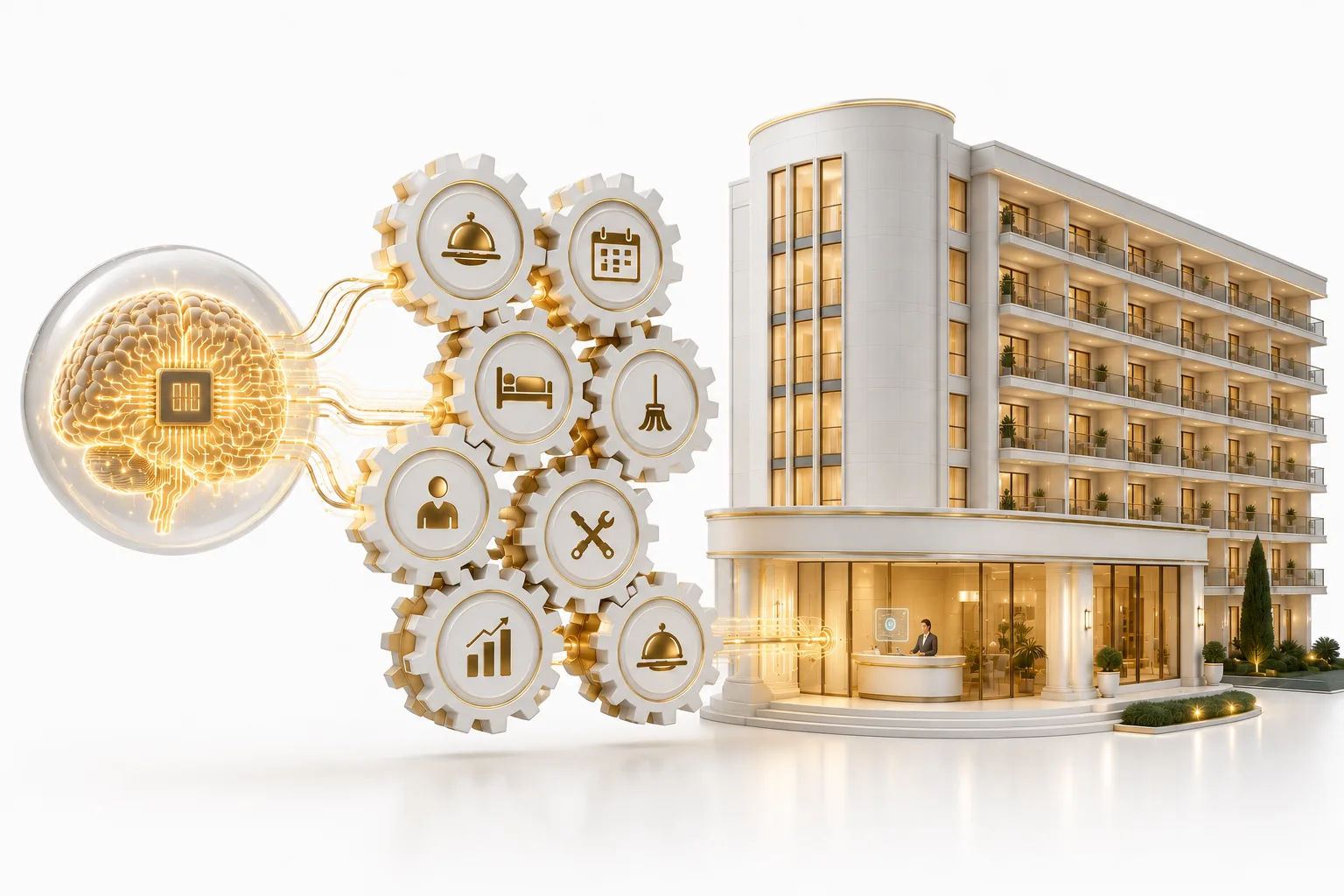 Tek sohbetten bütün otel.